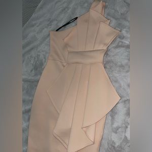 Pretty Little Thing One-Shoulder Midi Dress